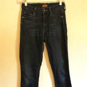 High-rise Mother Jeans size 25 dark denim